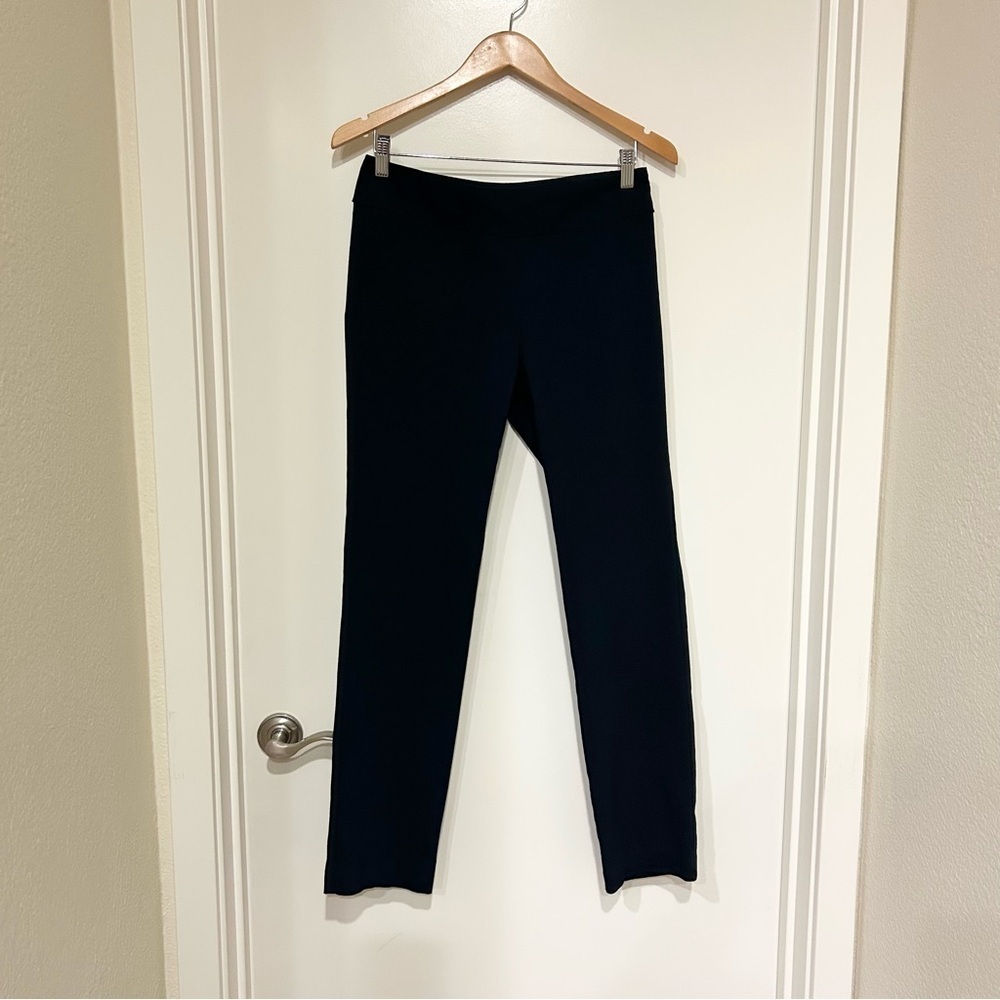 J.MEIALJGHLN pull on pants stretchy navy size 6 retail $178 excellent condition - Picture 4 of 11
